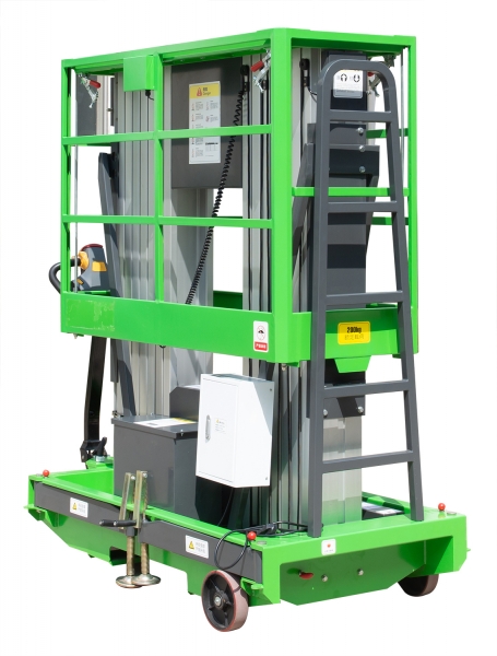 Pushing Around Vertical Mast Lift - MT800-2