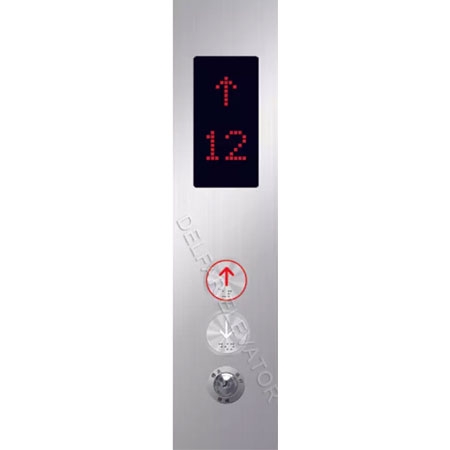Hairline st. st.faceplate LOP D35129