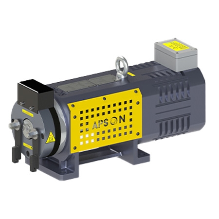 APSON BD1088-050, Perfect Solution for Narrow Shaft, Elevator Traction Machine Capacity 1088 kg, Speed 0.50 m/s, Rated Voltage AC380V, Sheave Dia Ø100 mm