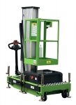 Pushing Around Vertical Mast Lift - MT800-1