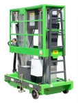 Pushing Around Vertical Mast Lift - MT1600-2